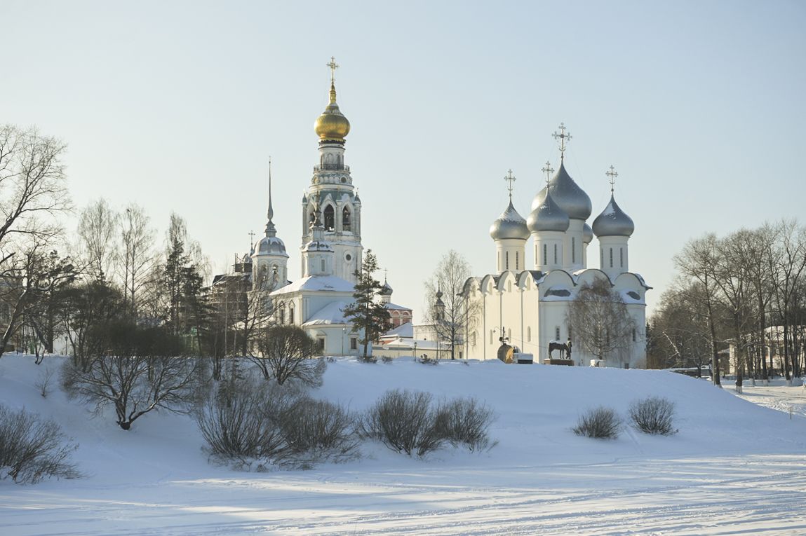 Вологда Соборная горка сверху