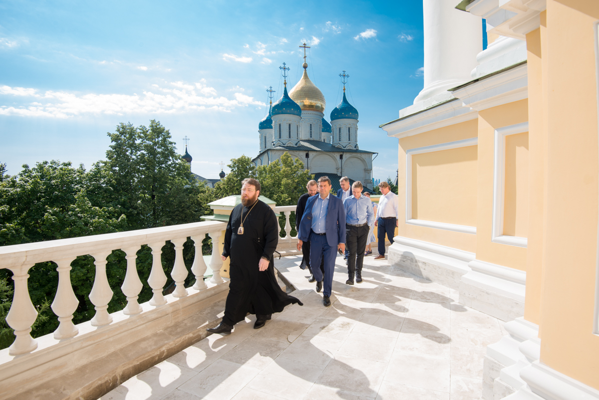 Новоспасский монастырь в Москве зимой