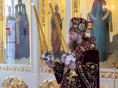 В праздник Торжества Православия митрополит Савва совершил Литургию в кафедральном соборе Вологды