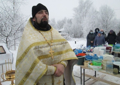 Сокольчане района Шатенево поучаствовали в соборной молитве в праздник Крещения Господня