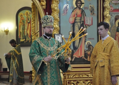 В день памяти преподобного Кирилла Белозерского епископ Флавиан совершил Божественную литургию