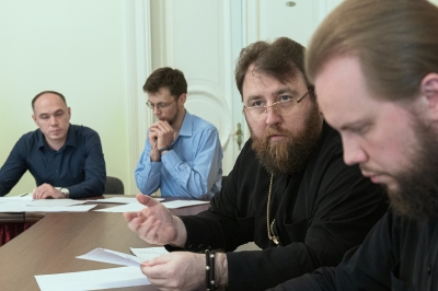 Председатель ФХУ митрополит Игнатий провел совещание по вопросам документооборота