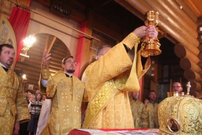 Епископ Флавиан совершил богослужение в Леушинском женском монастыре по случаю празднования 133-й годовщины его основания
