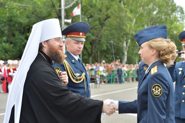 Митрополит Игнатий принял участие в торжественном выпуске специалистов Вологодского института права и экономики ФСИН России