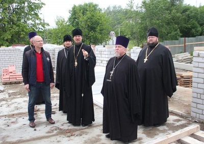 Епископ Череповецкий и Белозерский Флавиан осмотрел строящиеся храмы города Череповца