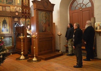 Божественной литургией встретили верующие Новый год в Кирилло-Белозерском монастыре