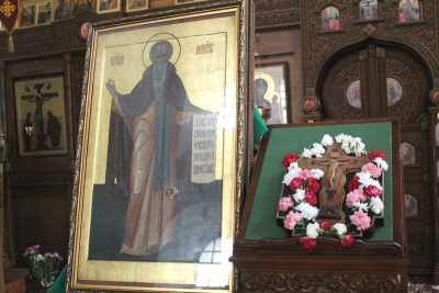 В Кирилло-Белозерском монастыре встретили икону с частицей мощей преподобного Ферапонта Белозерского