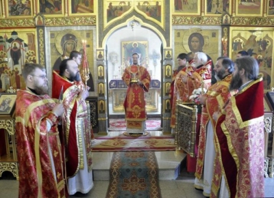 Епископ Флавиан возглавил Божественную литургию в день Радоницы