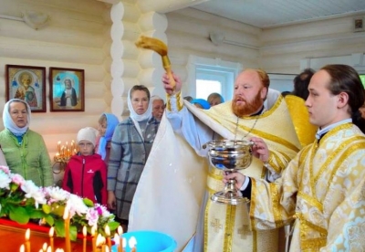 В селе Ильинском состоялось малое освящение нового храма