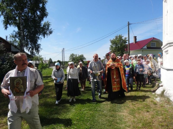 Жители села Родюкино встретили престольный праздник