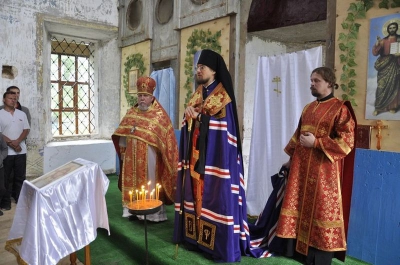 Епископ Флавиан совершил поездку на место подвигов преподобного Игнатия Ломского
