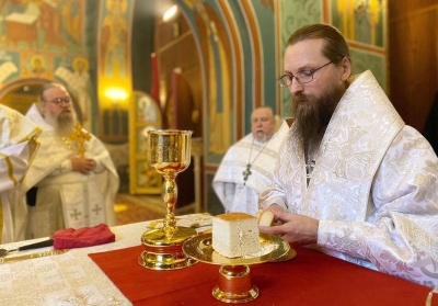 В праздник Рождества Христова епископ Игнатий совершил Божественную литургию в кафедральном соборе Череповца