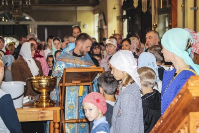 В Богородицерождественском соборе города Вологды учащиеся получили благословение на начало учебного года