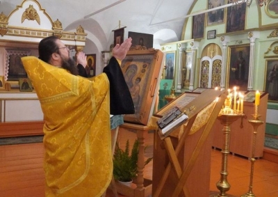 В храмах Великоустюжской епархии прошли новогодние молебны