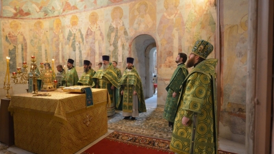 В день празднования Собора Вологодских святых епископ Игнатий совершил Литургию в Софийском соборе Вологды