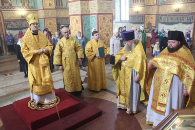 Епископ Флавиан совершил Литургию в день памяти святителя Луки (Войно-Ясенецкого)