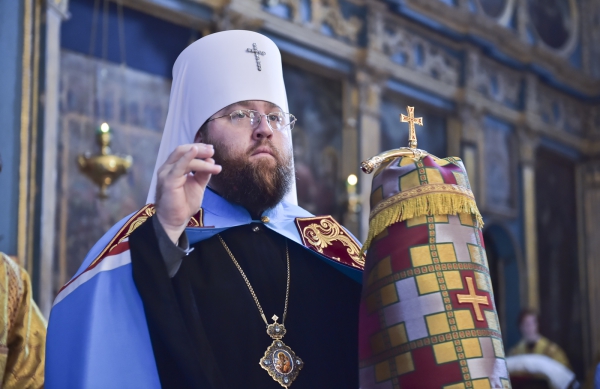 В день памяти равноапостольной Ольги, великой княгини Российской, митрополит Игнатий совершил Литургию в Софийском кафедральном соборе