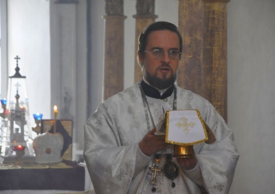Епископ Флавиан возглавил первую за 79 лет Литургию в Спасо-Преображенском соборе города Белозерска