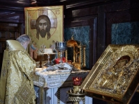 В праздник Рождества Христова Предстоятель Русской Церкви совершил Божественную литургию в Храме Христа Спасителя в Москве
