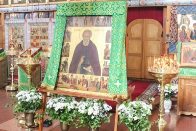 В Спасо-Прилуцком монастыре состоялось праздничное богослужение в честь Сретения иконы преподобного Димитрия Прилуцкого