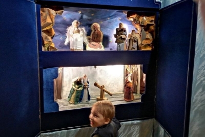 Прихожане Георгиевского храма Великого Устюга посетили вертепное рождественское представление
