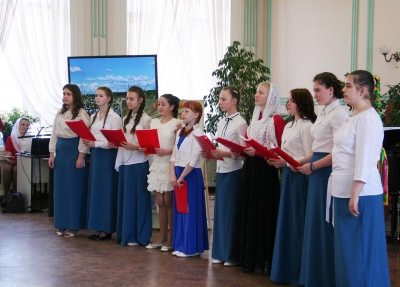 В Андреевской воскресной школе состоялся пасхальный концерт в день Жен Мироносиц