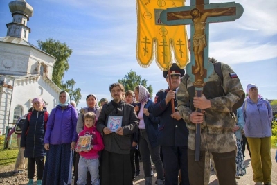 В Чагодощенском районе прошел традиционный крестный ход в память о преподобном Евфросине Синоезерском