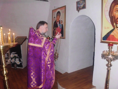 В вологодском храме святителя Иоанна Златоуста совершён молебен святой блаженной Матроне Московской