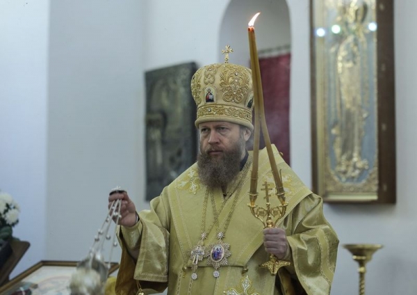 В день памяти апостола Андрея Первозванного митрополит Савва совершил Божественную литургию в вологодском Петропавловском храме