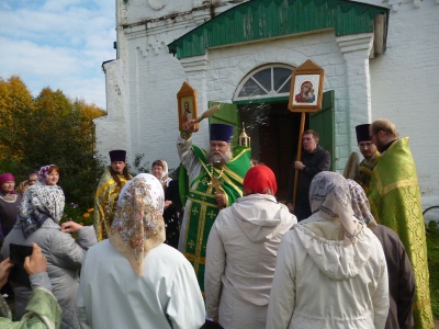В Кичменгском Городке почтили память святого Александра Невского