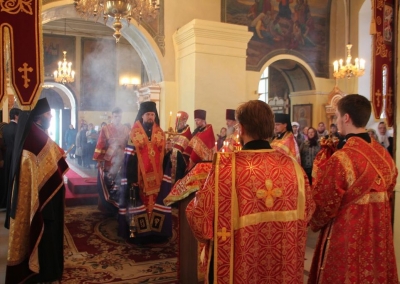 Епископ Череповецкий и Белозерский Флавиан возглавил Пасхальный молебен