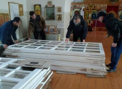 Продолжаются восстановительные работы в Георгиевском храме села Косково Кичменгско-Городецкого района