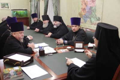 Епископ Флавиан возглавил заседание членов Епархиального Совета Череповецкой епархии