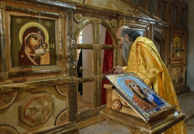 Схиархимандрит Илий (Ноздрин) посетил Филиппо-Ирапский Красноборский монастырь