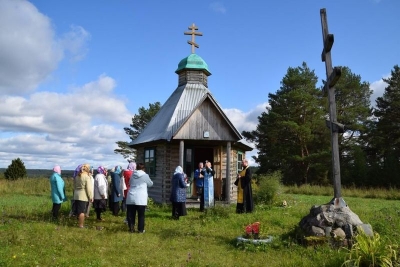 В деревне Лодейка состоялось праздничное богослужение