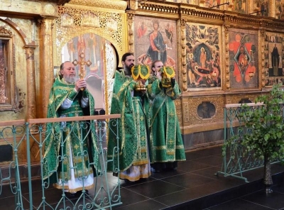 День Святой Троицы молитвенно отметили в Кирилло-Белозерском монастыре