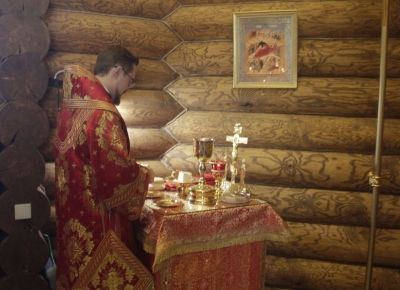 В день тезоименитства Святейшего Патриарха Кирилла епископ Флавиан совершил Литургию в храме пророка Елисея