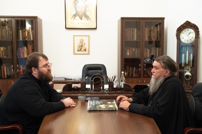 Председатель ФХУ митрополит Игнатий встретился с правящим архиереем Рыбинской епархии епископом Вениамином