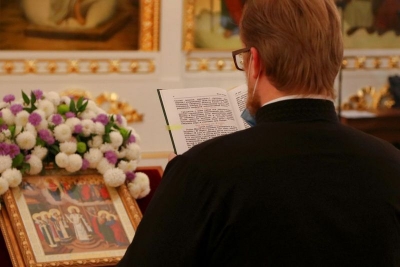 В день Покрова Пресвятой Богородицы семинаристы молились в кафедральном соборе г. Вологды