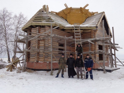 В храме Пресвятой Троицы села Городище вновь зазвучали молитвы