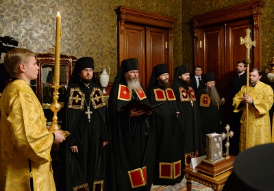 Состоялось наречение архимандрита Флавиана (Митрофанова) во епископа Череповецкого и Белозерского