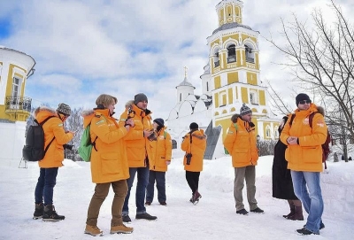 Группа туроператоров Санкт-Петербурга посетила Спасо-Прилуцкий монастырь