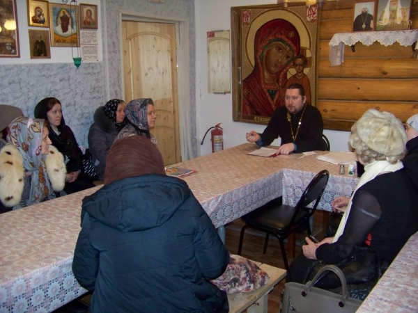 На приходе Сергиевского храма города Вологды прошло рабочее собрание сестричества милосердия