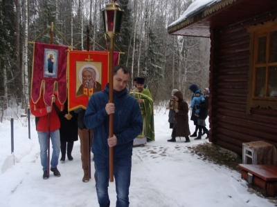 В храме на территории воинской части Вологда-20 духовенство соборно совершило Божественную литургию