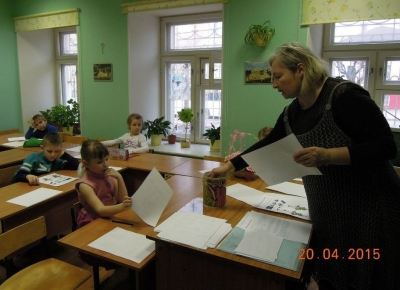 Малыши воскресной школы Воскресенского собора Череповца приняли участие во всероссийской олимпиаде