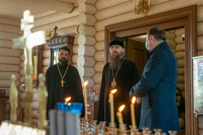 Епископ Игнатий встретился с генеральным директором АО «Апатит» Александром Гильгенбергом