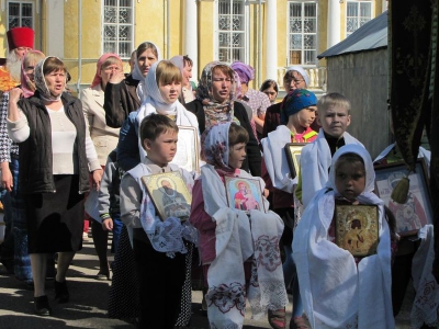 В селе Устье отметили праздник Святой Пасхи