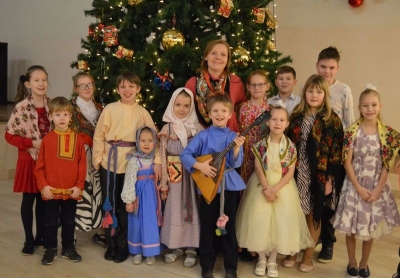 В воскресной школе преподобных Афанасия и Феодосия Череповецких отпраздновали Рождество Христово