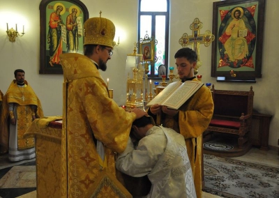 Епископ Флавиан возглавил Божественную литургию в день памяти первоверховных апостолов Петра и Павла