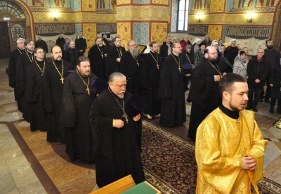 В Череповецкой епархии торжественно отметили четырехлетие архиерейской хиротонии епископа Флавиана
